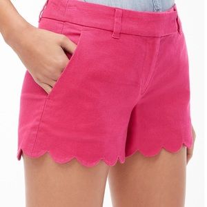 J. CREW pink eyelet shorts